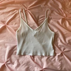 White H&M Vneck tank top